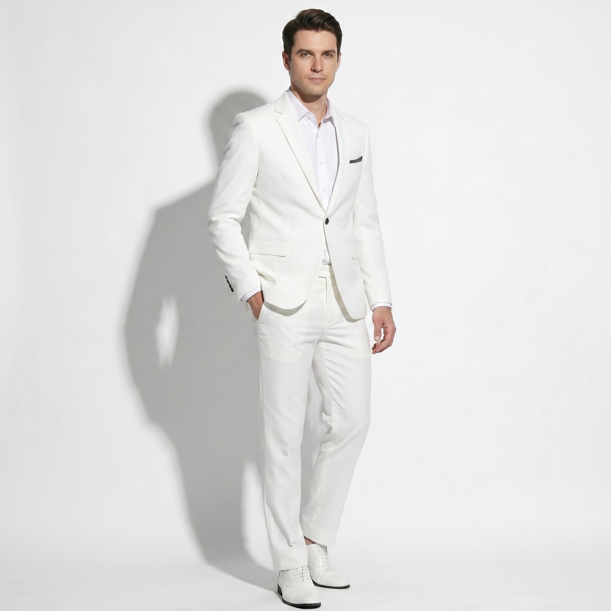 James - Męski garnitur ślubny w slim fit