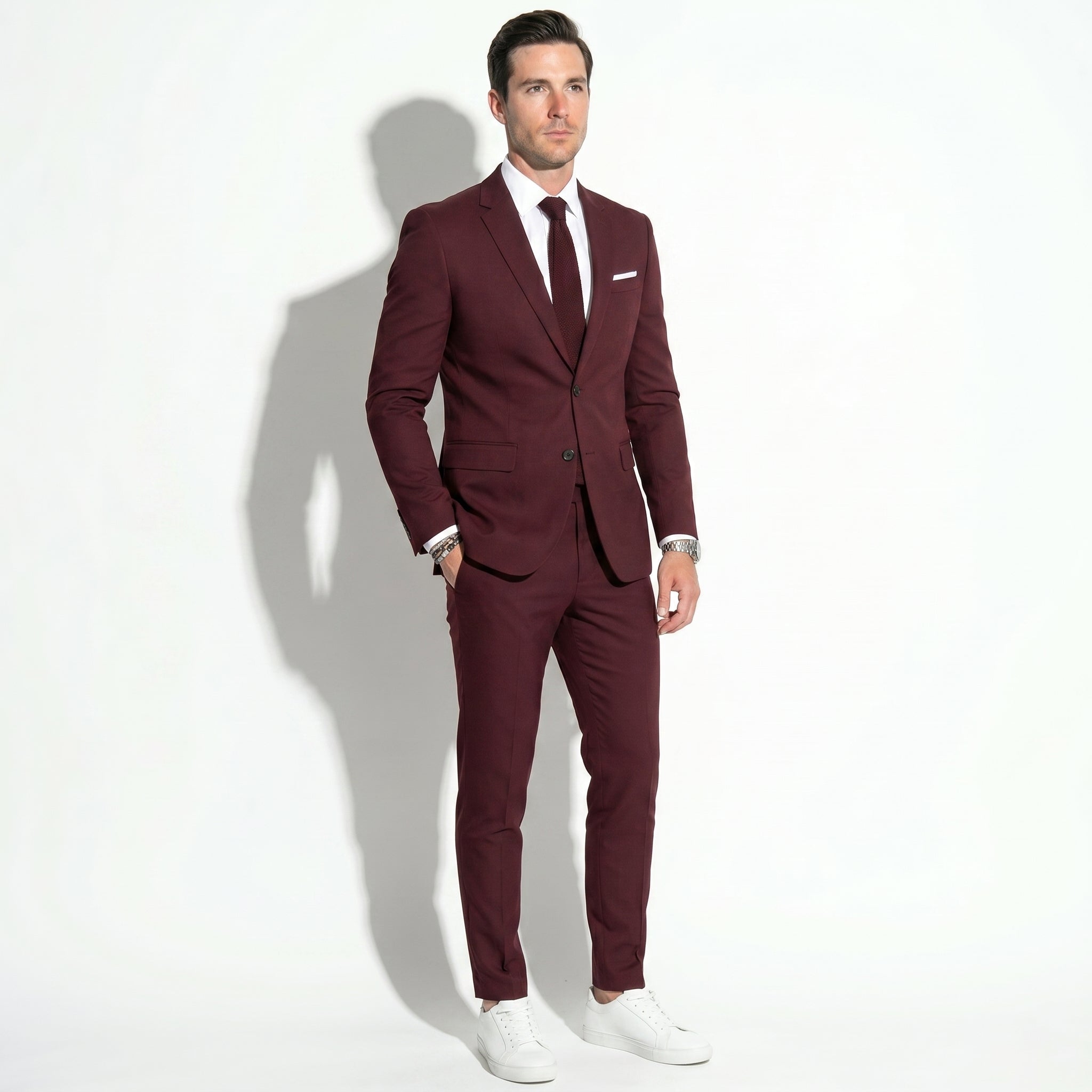 James - Męski garnitur ślubny w slim fit