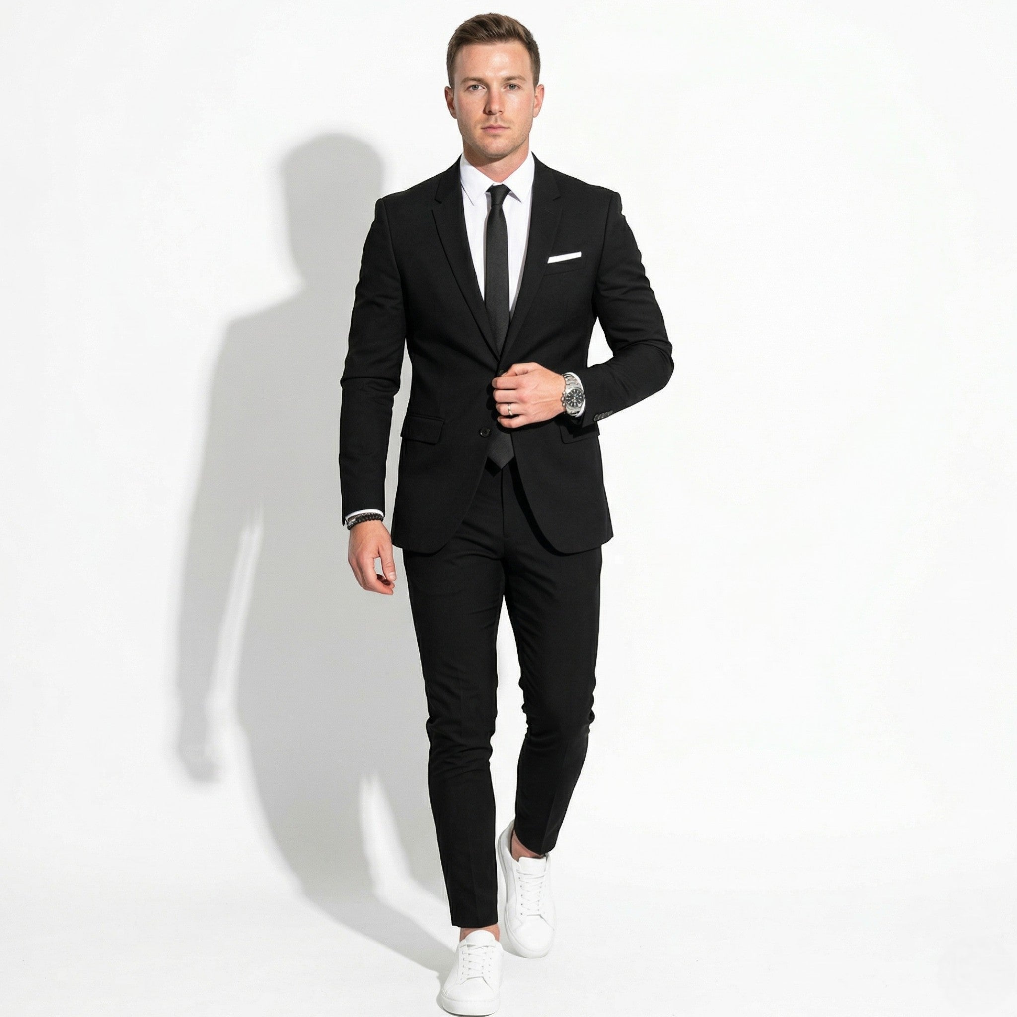 James - Męski garnitur ślubny w slim fit
