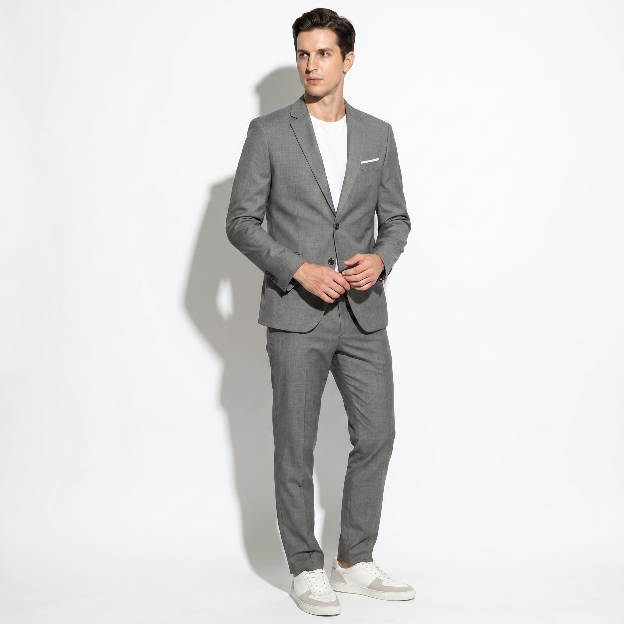 James - Męski garnitur ślubny w slim fit