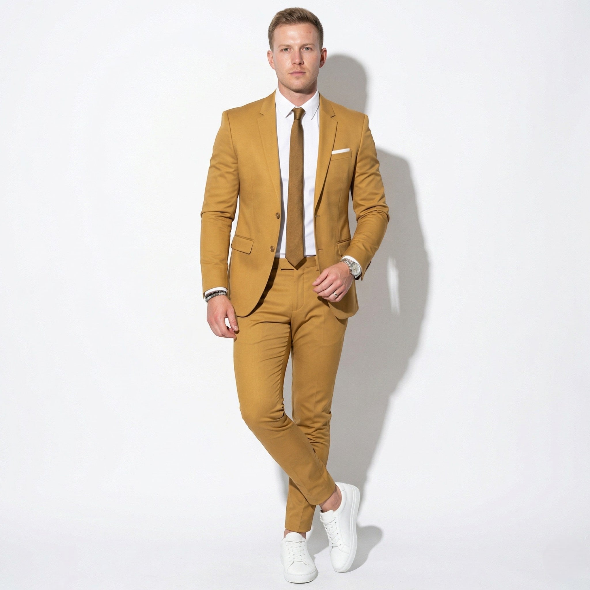 James - Męski garnitur ślubny w slim fit