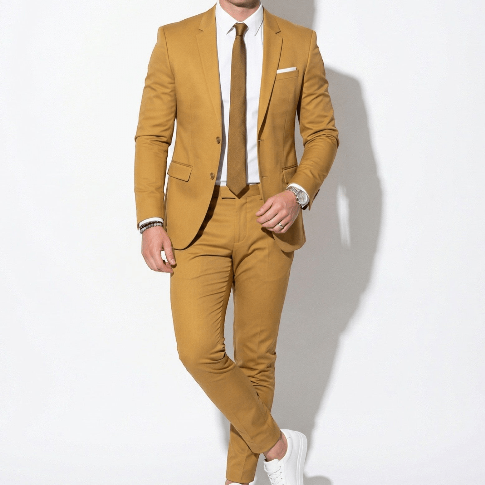 James - Męski garnitur ślubny w slim fit