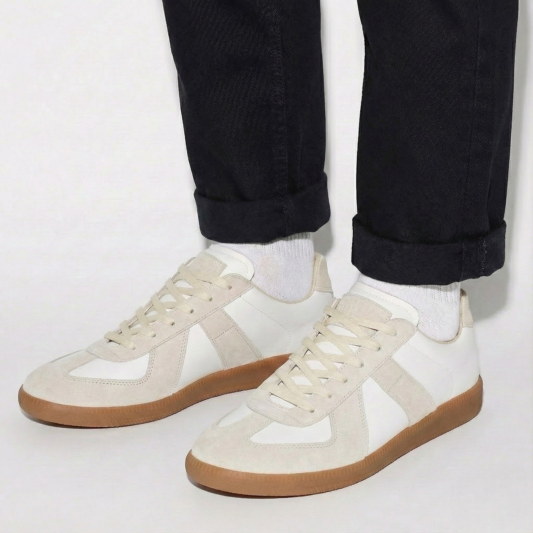 Retro Casual Shoes z Grubymi Podeszwami