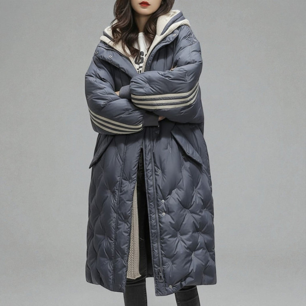 Elva – Damska kurtka puchowa z bawełny