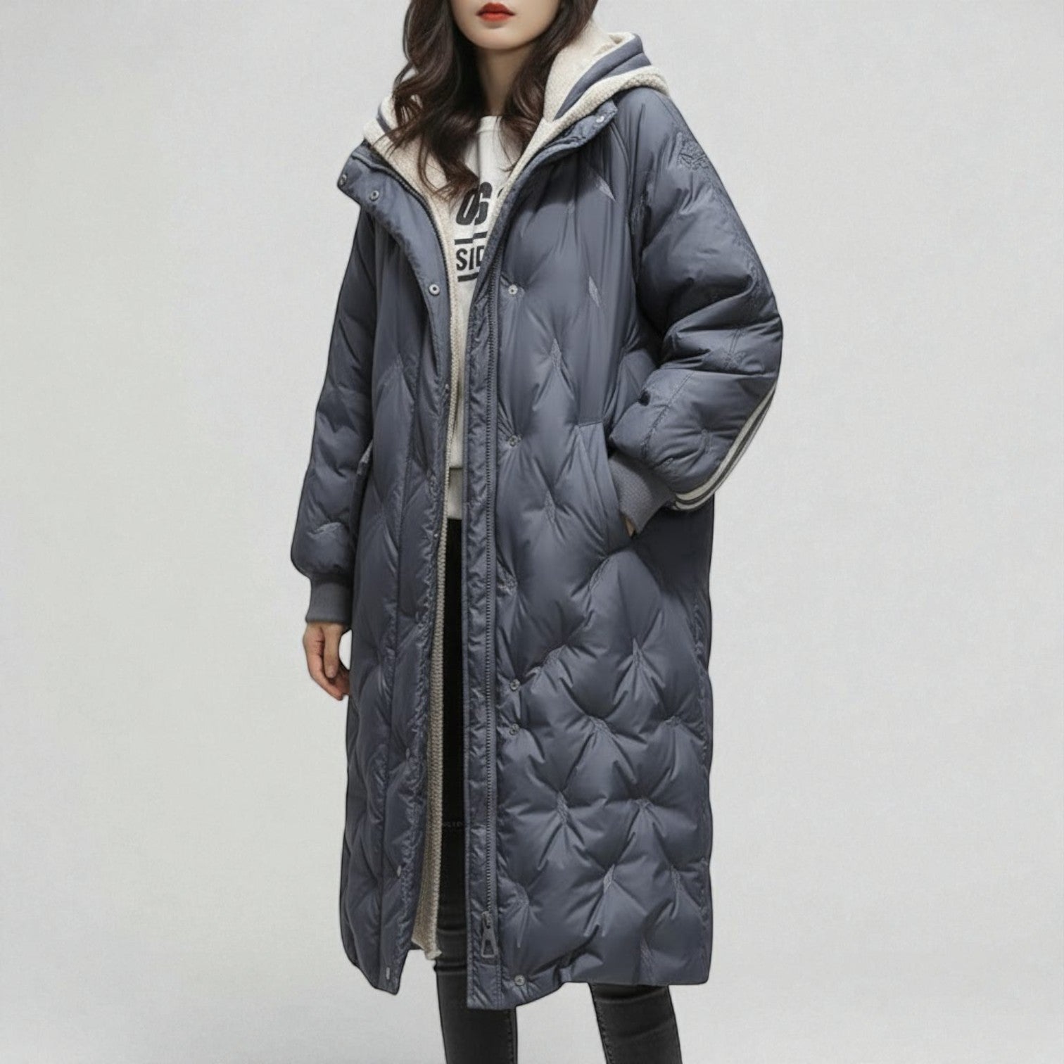 Elva – Damska kurtka puchowa z bawełny