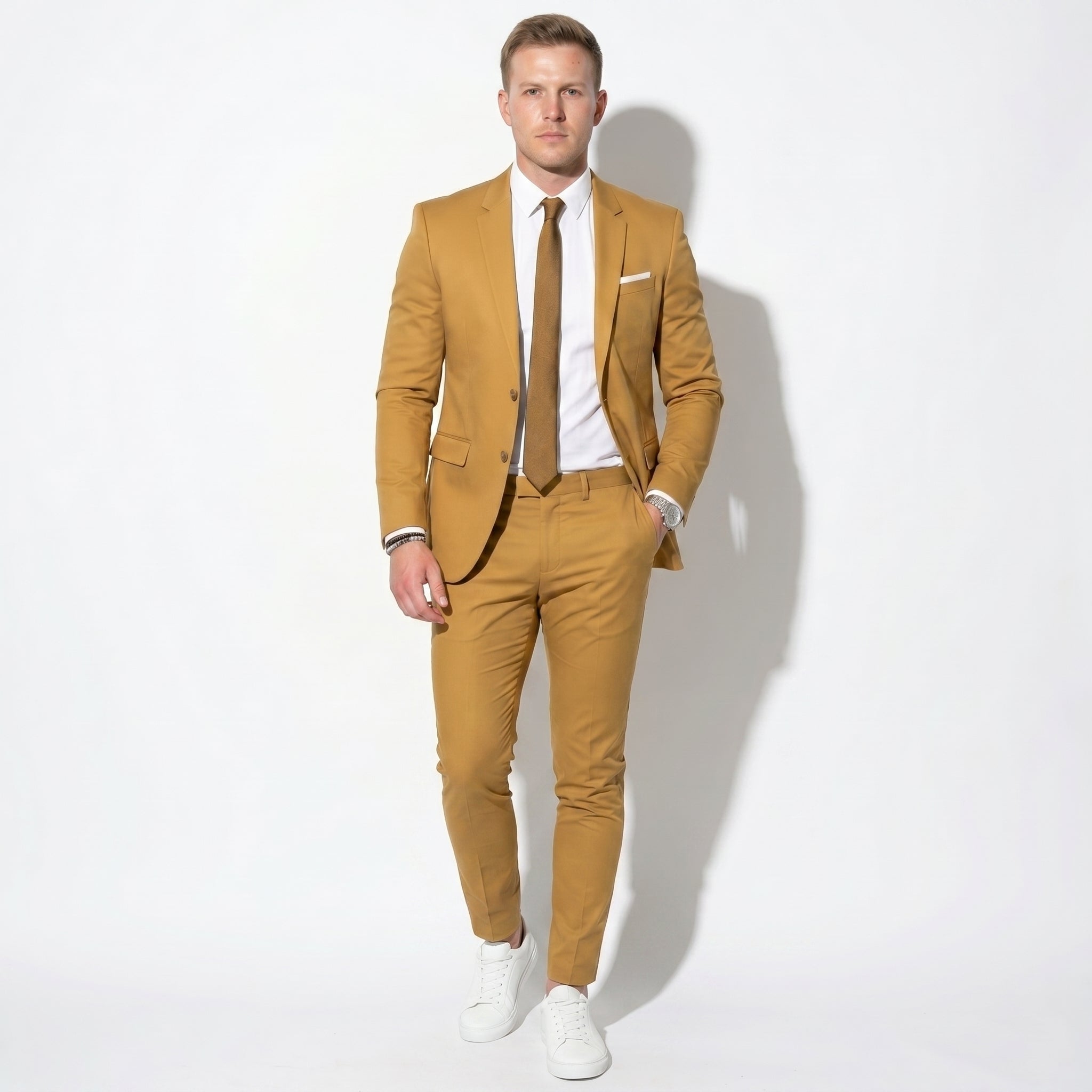 James - Męski garnitur ślubny w slim fit