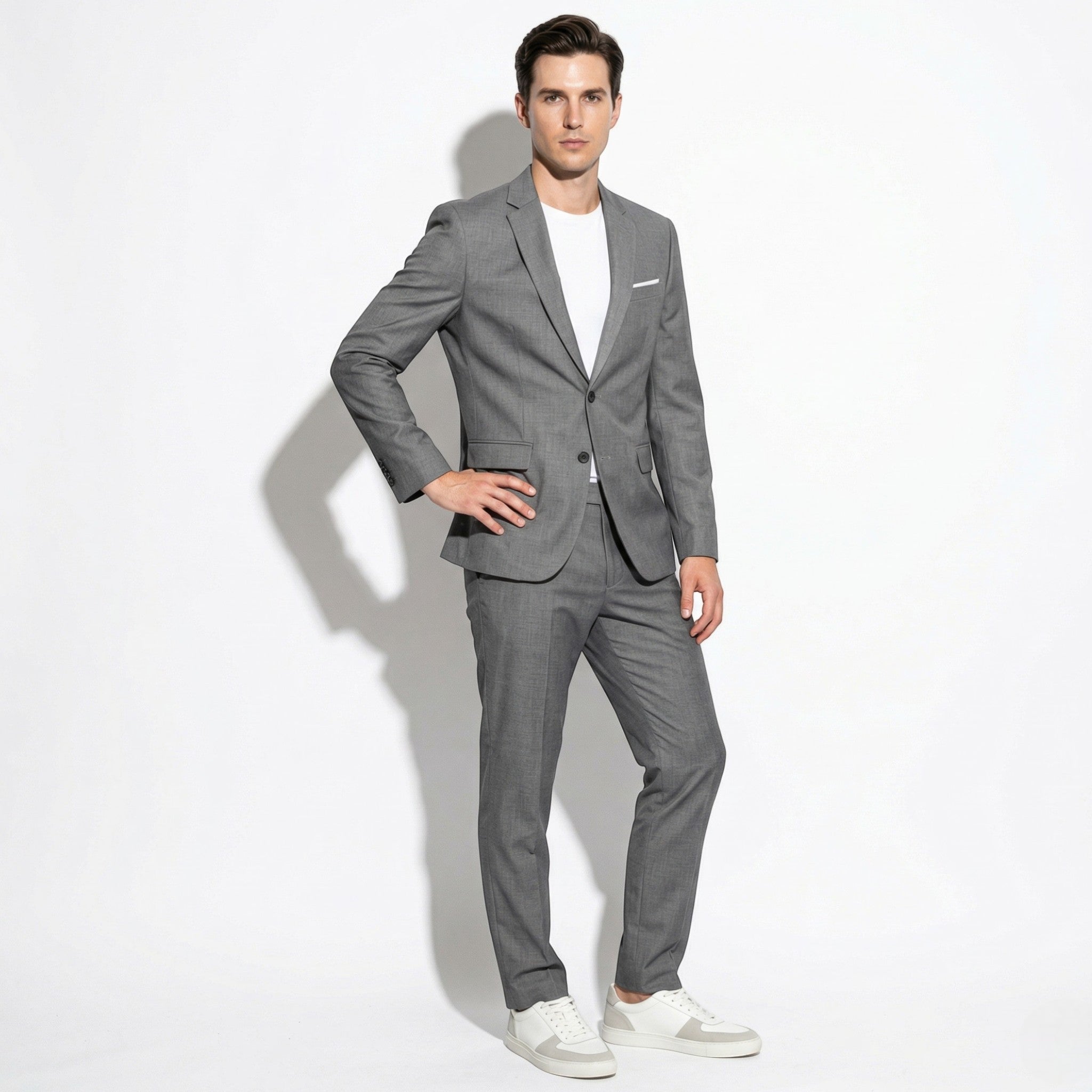 James - Męski garnitur ślubny w slim fit