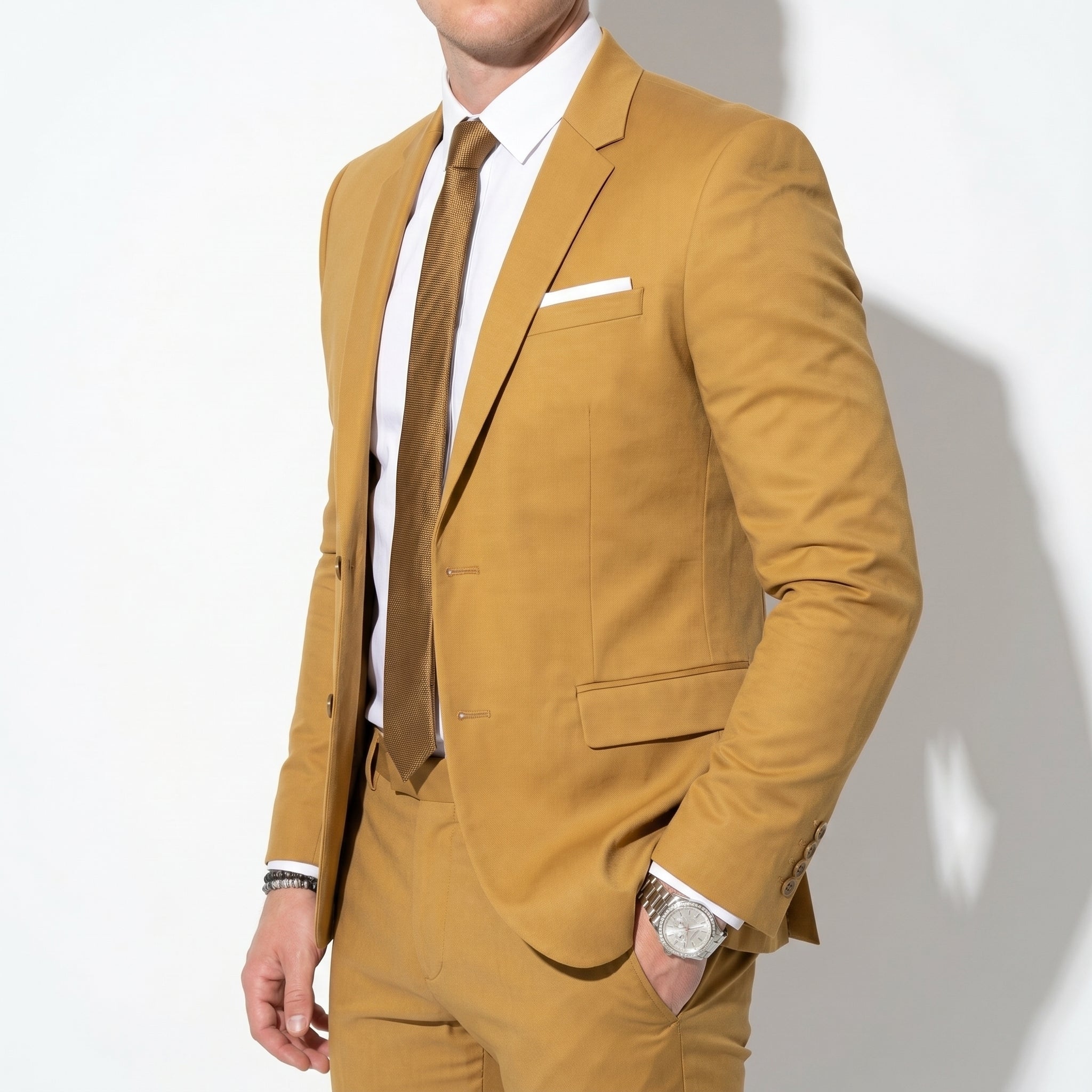 James - Męski garnitur ślubny w slim fit