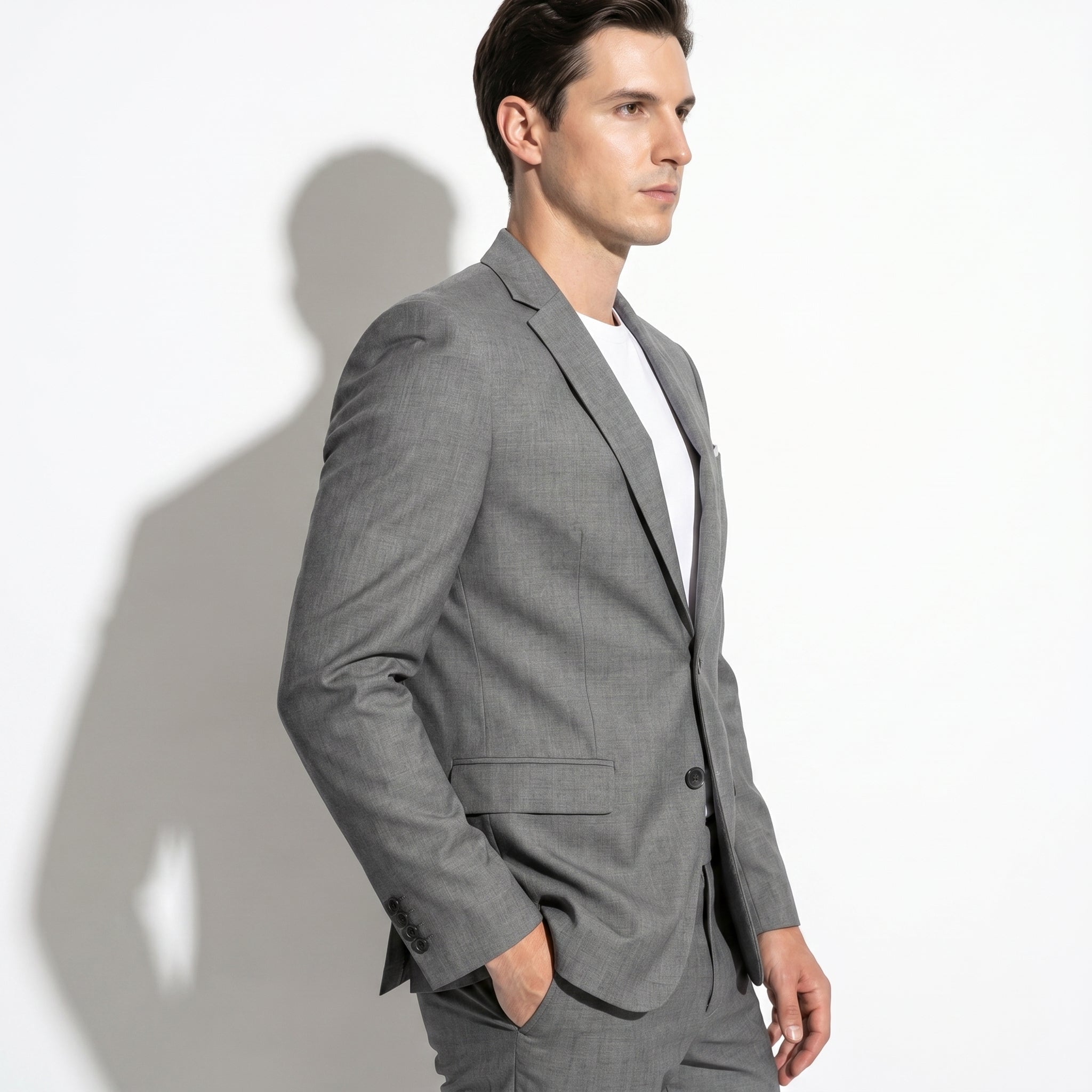 James - Męski garnitur ślubny w slim fit