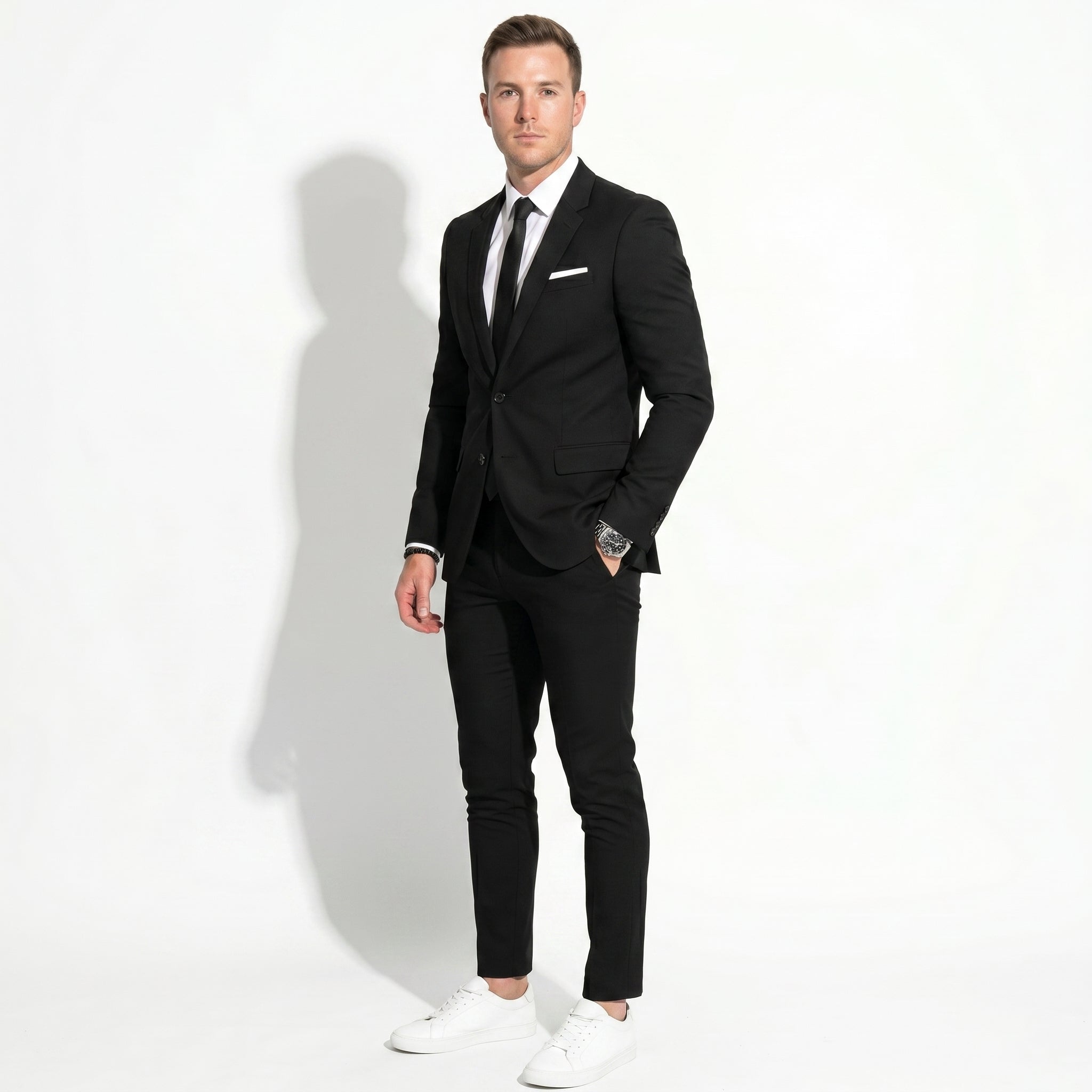 James - Męski garnitur ślubny w slim fit