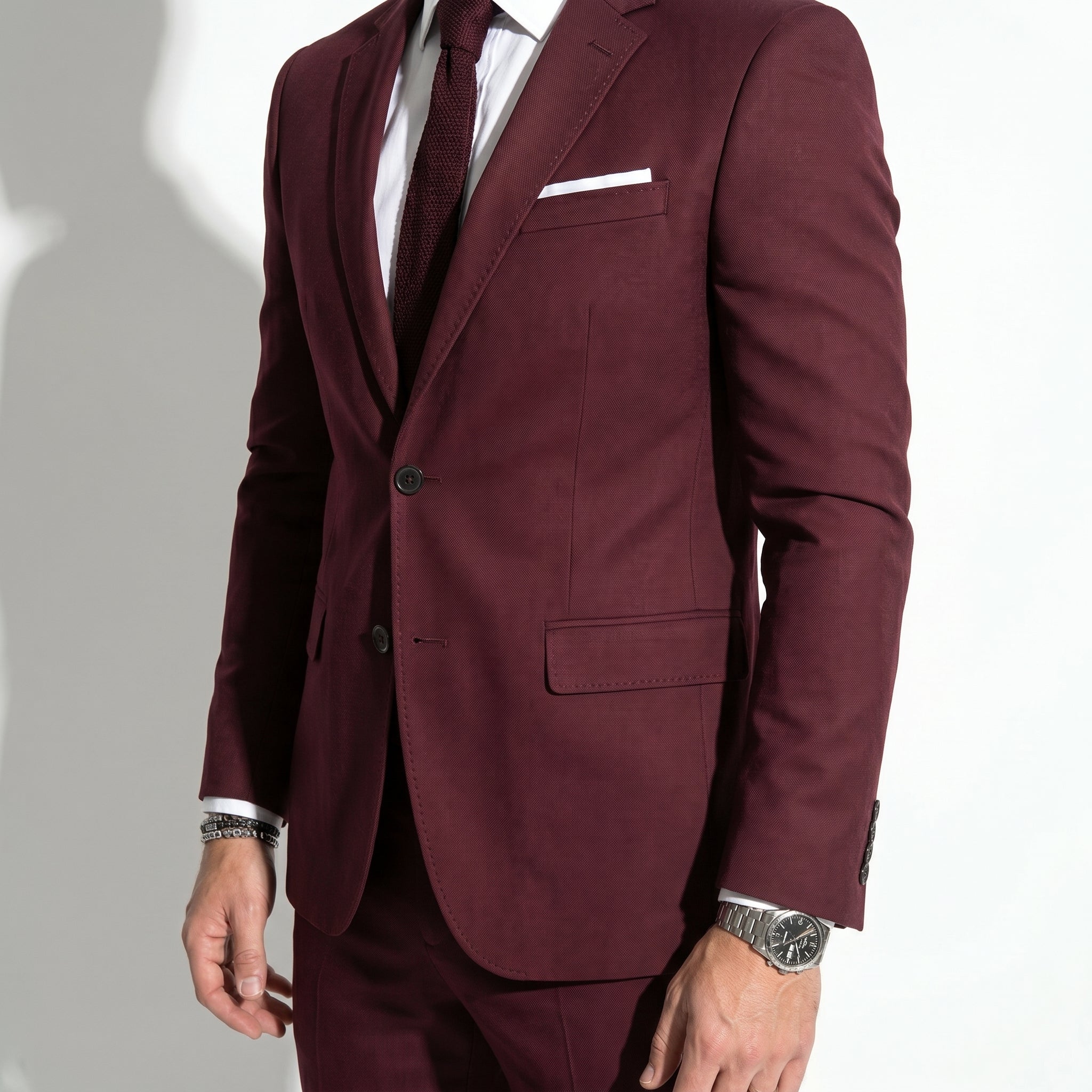 James - Męski garnitur ślubny w slim fit