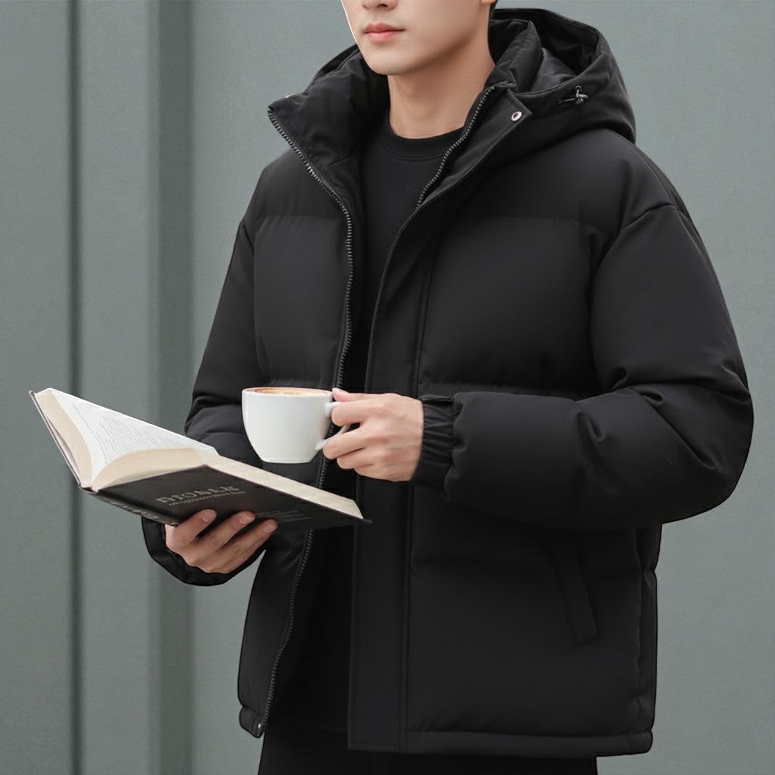 Liam – Męska puchowa kurtka bawełniana