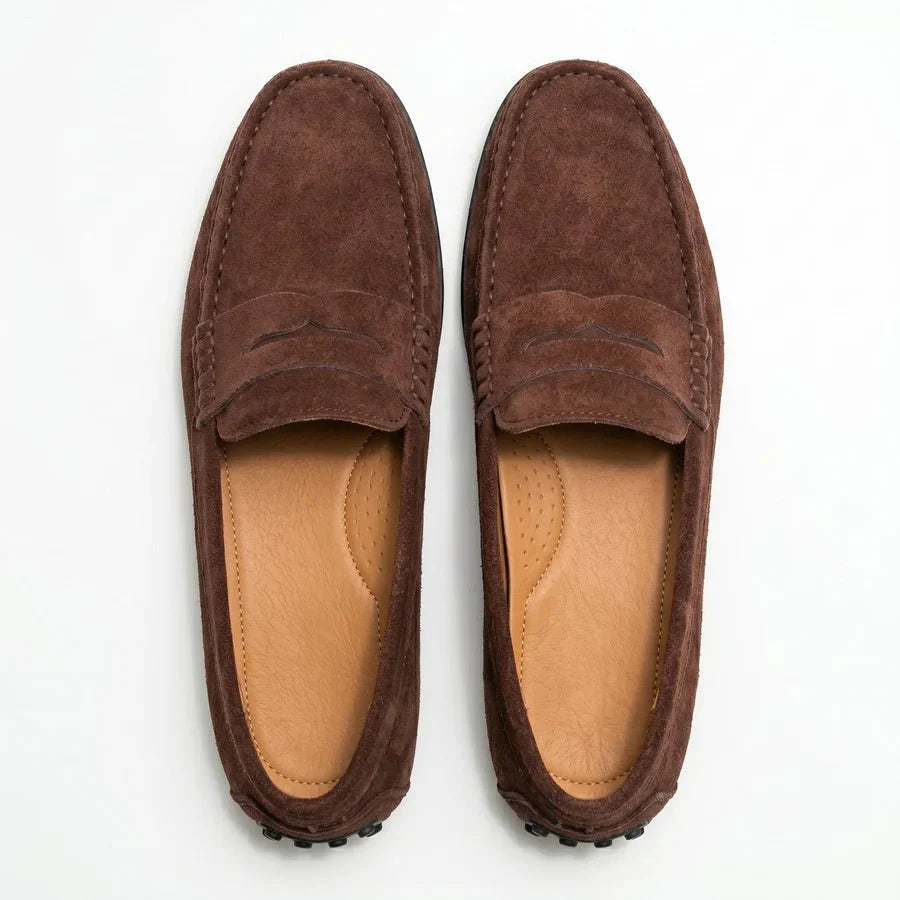 Oliver - Męskie ortopedyczne mokasyny typu slip-on