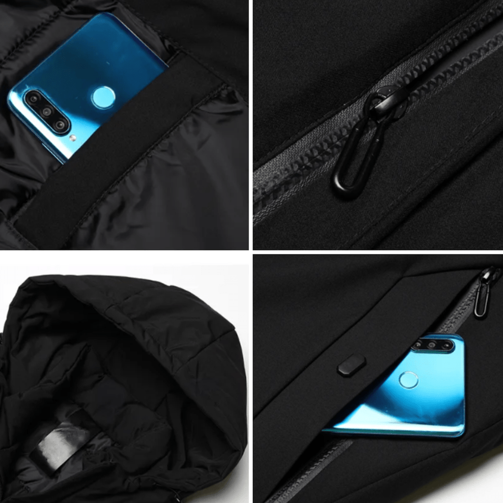 Riven – Męska zimowa kurtka z kapturem