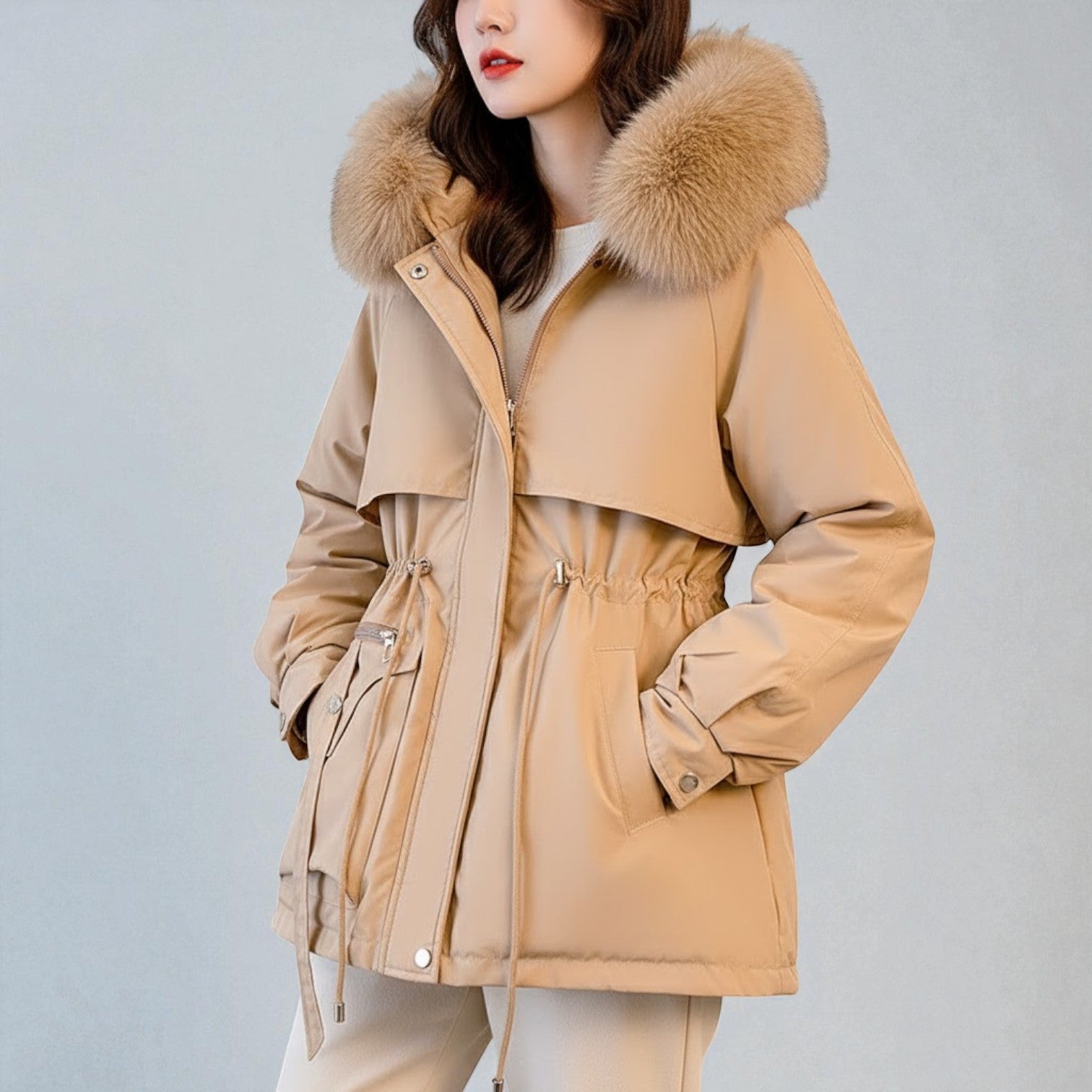 Sienna – Damska bawełniana kurtka puchowa