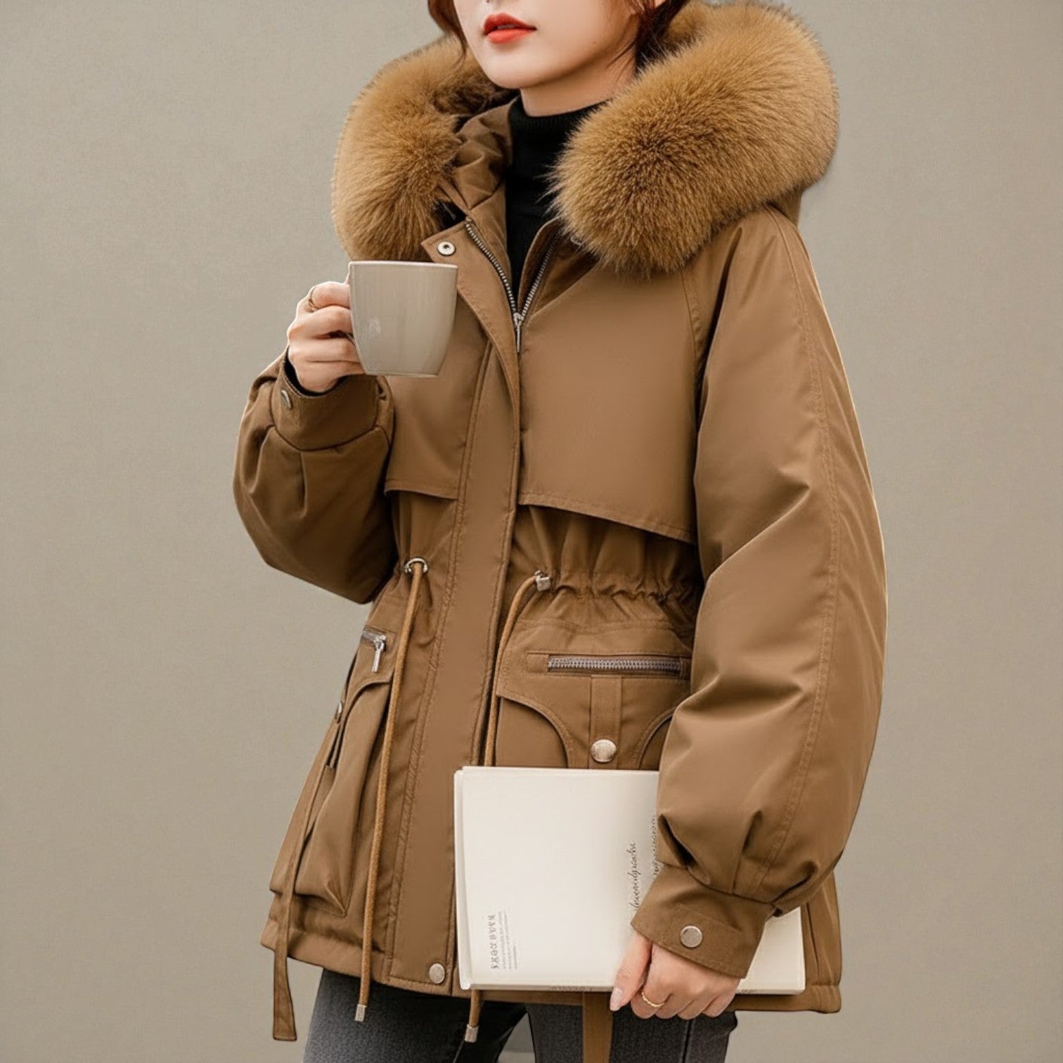 Sienna – Damska bawełniana kurtka puchowa