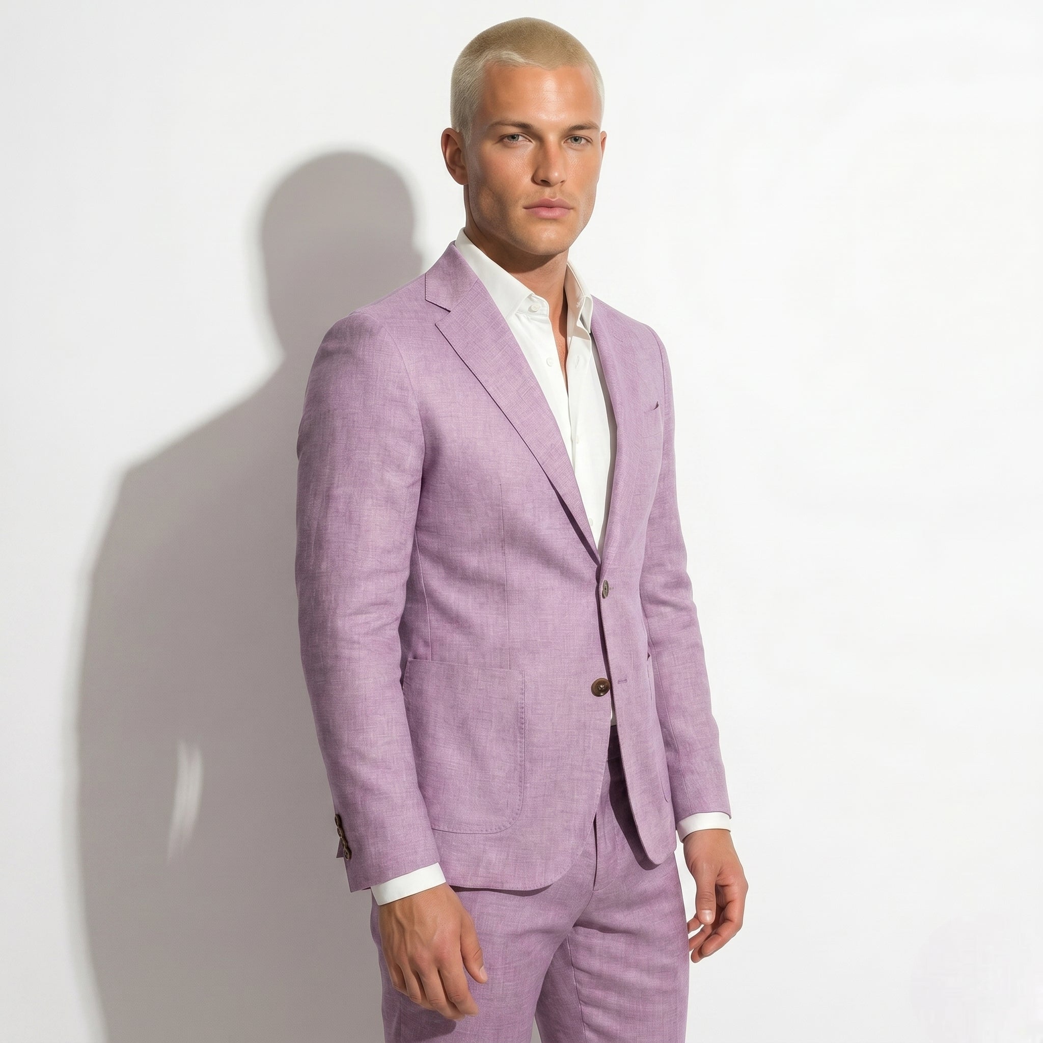 Thomas - Męski Garnitur Ślubny Slim Fit